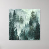 Moody Forest Canvas Afdruk (Voorkant)