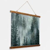 Moody Forest  Hangend Wandkleed (Gebogen)