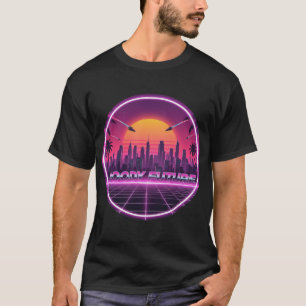 Moody Future Retro Sunset T-shirt
