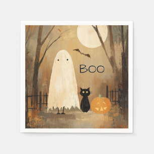 Moody Ghost & Black Cat Servet