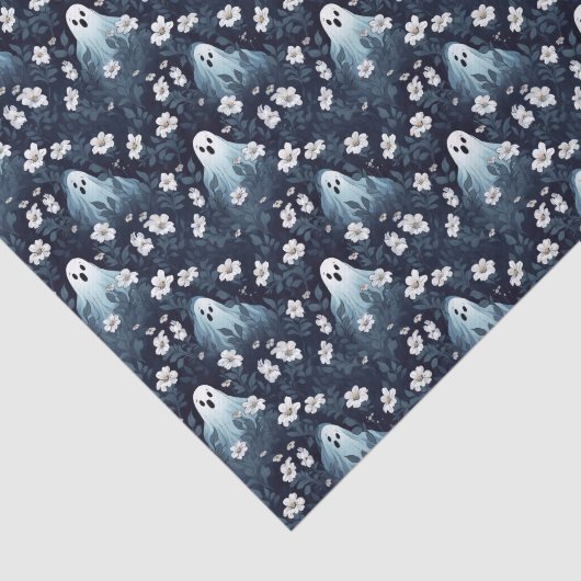 Moody Ghost Halloween Tissuepapier (Detail)