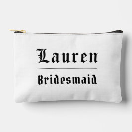 Moody Gothic Bridesmaid Tote Bag Etui