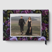 Moody Gothic Floral Mariage photo (Verso)