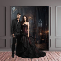 Moody Gothic Mansion Marmeren Open haard XLarge