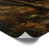 Moody Gothic Moon Art Imprimer Poster (Coin)