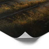 Moody Gothic Moon Art Imprimer Poster (Coin)