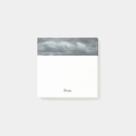 Moody Grey Clouds Square Post-it® Notes