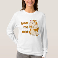 Moody gros chat me laisser seul T-shirt