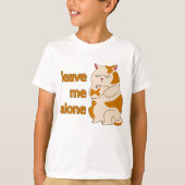 Moody gros chat me laisser seul T-shirt (Devant)