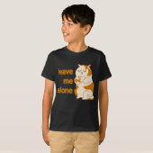 Moody gros chat me laisser seul T-shirt (Devant entier)