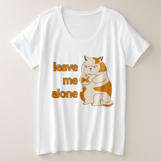 Moody Grosse cat me laisse tranquille (Design devant)