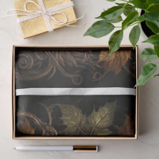 Moody Halloween pompoenen tissuepapier (Geschenk)