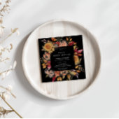 Moody Herfst Elegant Bloemenplein Open Huis Kaart