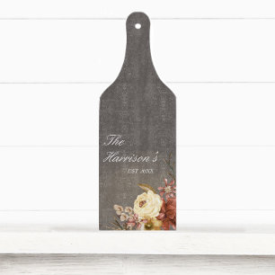 Moody Herfst Floral Custom Wedding Snijplank