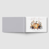 Moody Herfst Floral Wedding Gastenboek (Volledig)