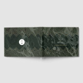 Moody Hues Emerald Green Marble Livre d'invité per (Complet)