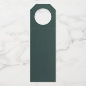 Moody Ink Emerald Gold Abstract ID988 Flessenhanger (Achterkant)