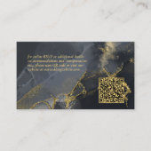 Moody Ink Houtskool Goud Abstracte Website ID988 Informatiekaartje (Voorkant)