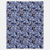 moody iris fleece deken (Voorkant)