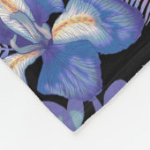moody iris fleece deken (Hoek)