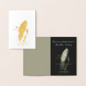 Moody Light en plume, or Faire-part de mariage (Affichage)