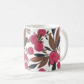 Moody Magenta La Rosa Mug Florale (Devant droit)