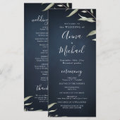 Moody Marine minima verdure programme de mariage r (Devant / Derrière)