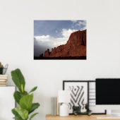 Moody Moab Sky Poster (Thuiskantoor)