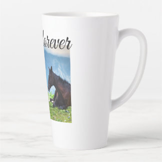 Moody Mountain Horses: Een fijne kunst reis  Latte Mok