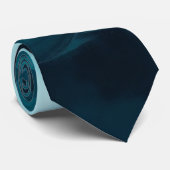 Moody Ocean Waves Under Stormy Sky – Abstract Seas Stropdas (Opgerold)