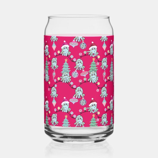 Moody Octopus With Christmas Lights Red (Droite)