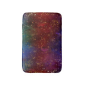 Moody Ombre | Psychedelic Grunge Gold Stardust Badmat (Voorkant Verticaal)