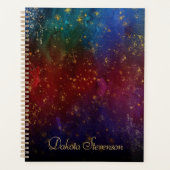 Moody Ombre | Psychedelic Grunge Stardust Custom Planner (Voorkant)