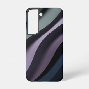 Moody Paarse en zwarte minimalistisch ontwerp Samsung Galaxy Hoesje