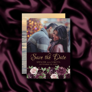 Moody Passion   Dramatische Paarse wijn Rozen 2 Fo Save The Date