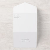 Moody Peony Floral Mariage Arch Invitation (Dehors)