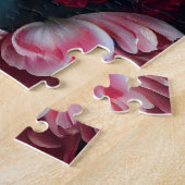 Moody Peony Painterly Floral Legpuzzel (Zijkant)