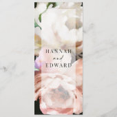 Moody roemeense pinda's florisch botanisch menu (Achterkant)