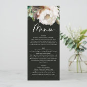 Moody roemeense pinda's florisch botanisch menu (Staand voorkant)