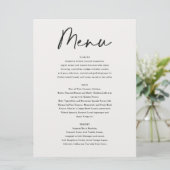 Moody roemeense pinda's florisch botanisch menu (Staand voorkant)