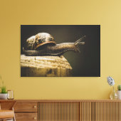 Moody Snail, Ralentir, Impression d'art en toile (Insitu(Salon))