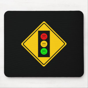 Moody Stoplight Ahead Muismat