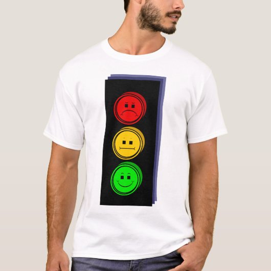 Moody Stoplight geëxtrudeerd T-shirt (Voorkant)
