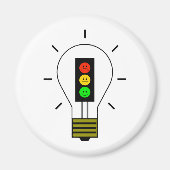 Moody Stoplight gloeilamp Magneet (Voorkant)
