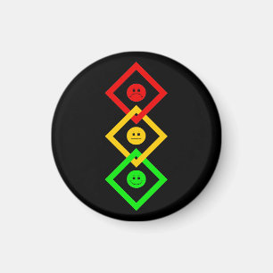 Moody Stoplight Interlinked Magneet