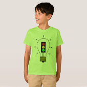 Moody Stoplight Lightbulb T-shirt (Voorkant volledig)