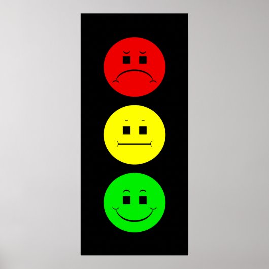 Moody Stoplight Poster (Voorkant)