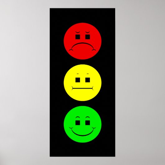 Moody Stoplight Poster (Voorkant)