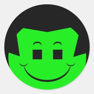 Moody Stoplight Trio Gordy Greenfalonfacace Ronde Sticker