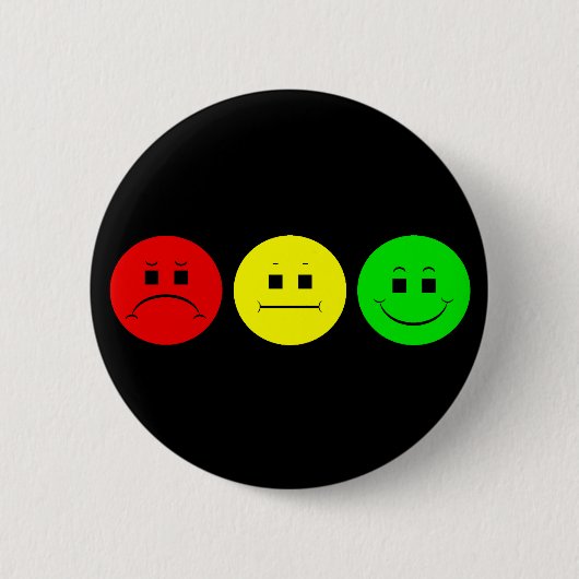Moody Stoplight Trio Ronde Button 5,7 Cm (Voorkant)